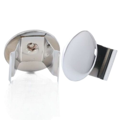 End Cap Mudguard Pole Chrome - Image 2