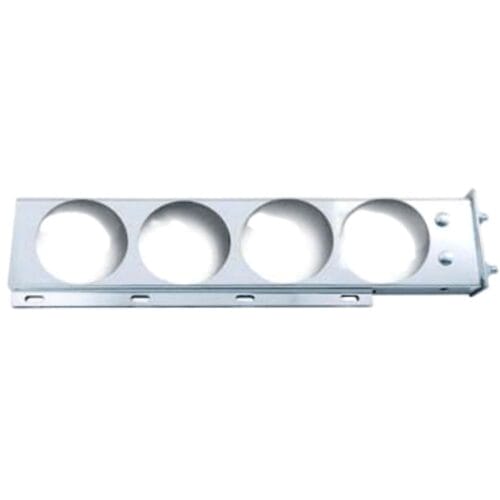 Stainless Steel Outrigger Round 8 x 4 Inch Light Holes - Image 1