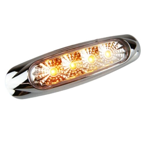 LED Light Clear/Amber MR4 Multi Volt - Image 3