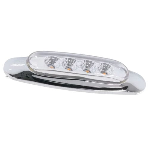 LED Light Clear/Amber MR4 Multi Volt - Image 1