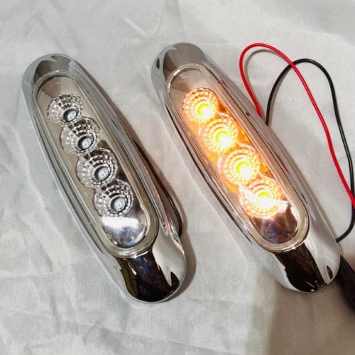 LED Light Clear/Amber MR4 Multi Volt - Image 2