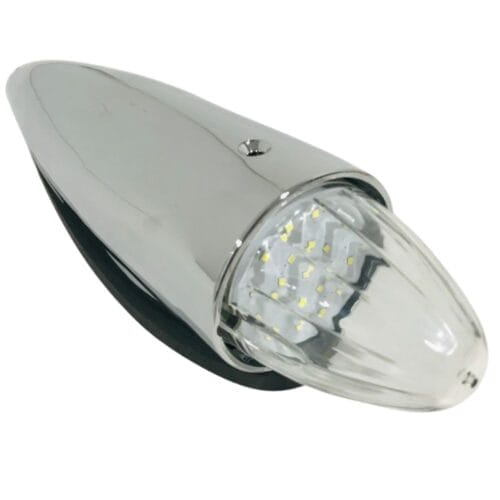 LED Multi-Volt Torpedo Roof Light Clear/Amber/Blue - Image 1