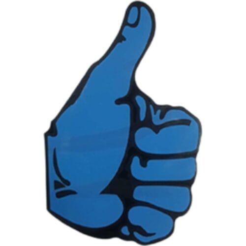 Sticker Blue Thumbs Up Left - Image 1