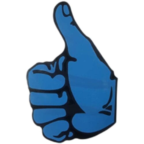 Sticker Blue Thumbs Up Right - Image 1
