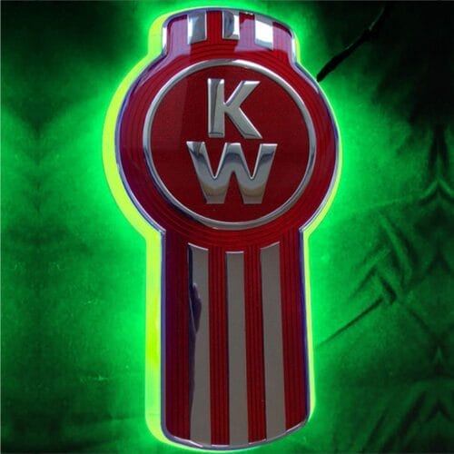 LED Badge Light Green To Suit Kenworth - Image 1
