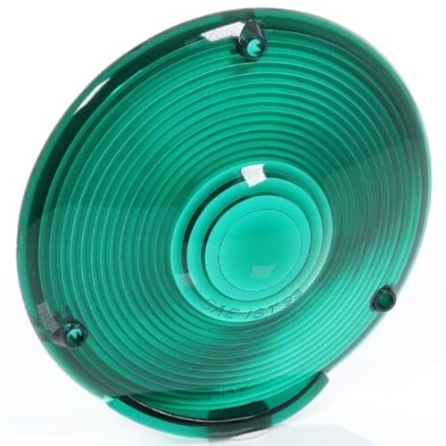 Lens Replacement Plastic 4 Inch Round Green - Image 1
