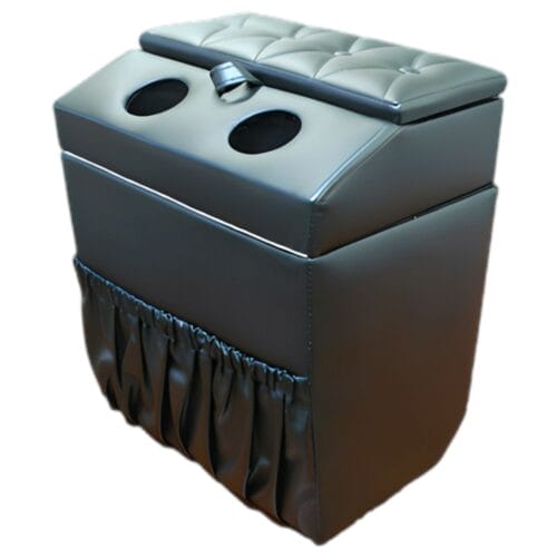 Middle Seat Console Storage/Bench Black