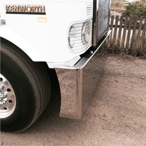 Stainless Steel Bumper Bar 22 Inch Curved End - Image 2