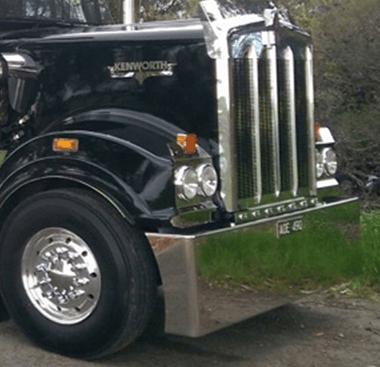 Stainless Steel Bumper Bar 18 Inch Curved End - Image 2