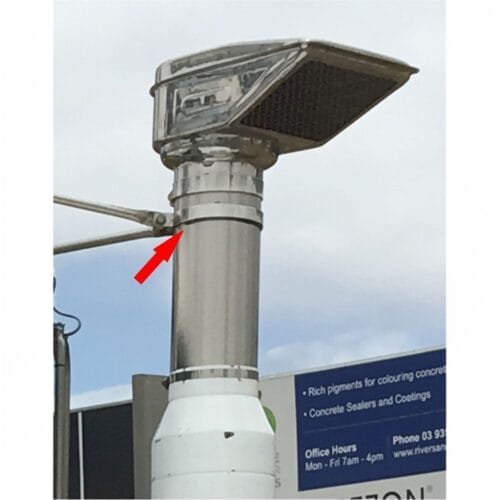 Stainless Steel Brace Air Intake Clamp Assembly To Suit Western Star