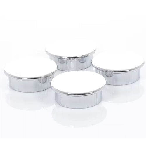 Endcap Mudguard Pole Chrome 4 Pack