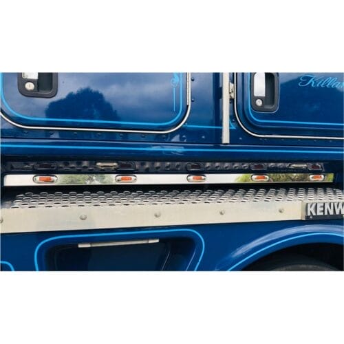 Stainless Steel Under Door Panel 5 Hole To Suit Kenworth K200