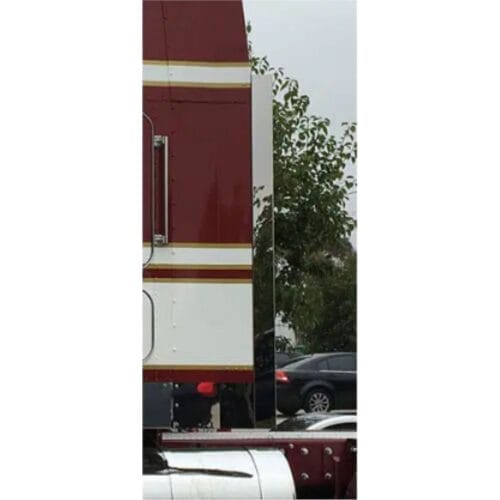 Stainless Steel Wing Extensions 1980mm To Suit Kenworth K200/K220 and Scania Euro 5