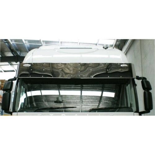 Stainless Steel Sun Visor 15 Inch with 2 Holes To Suit Iveco Stralis AS13 Big Cab