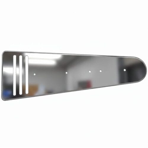 Stainless Steel Badge Backing Slots Pair To Suit Western Star