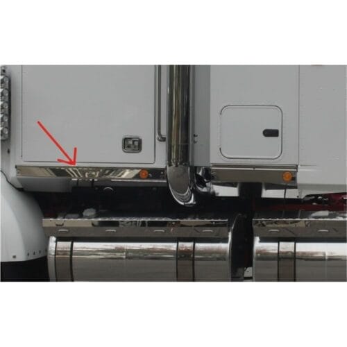 Stainless Steel Kick Panel Under Cab Left To Suit Western Star Sleeper