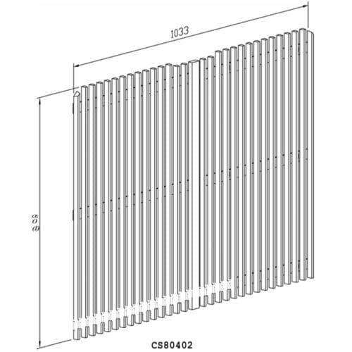 Stainless Steel Grill To Suit Western Star 4800/4900 Bonnet Mount - Image 2