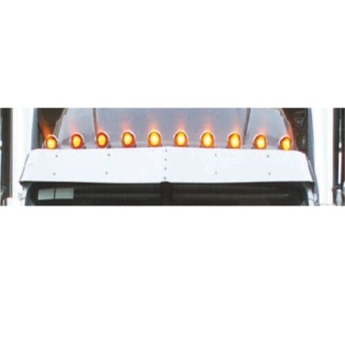 Stainless Steel Sun Visor 10 Inch To Suit Western Star Stratosphere - Image 1