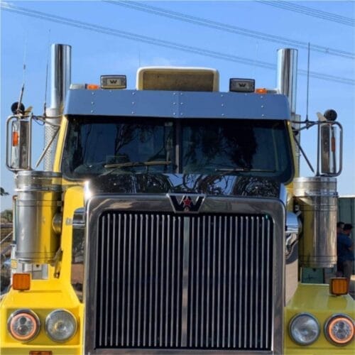 Stainless Steel Sun Visor 10 Inch To Suit Western Star Day Cab - Image 5