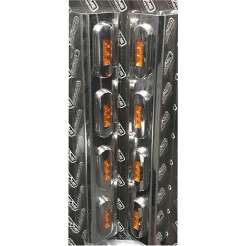 LED Light Mirror Bracket Amber Universal Pair