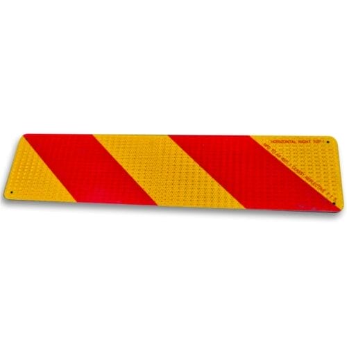 Marker 600mm x 150mm Alloy Class 1 Right (Rounded Corners) - Image 1