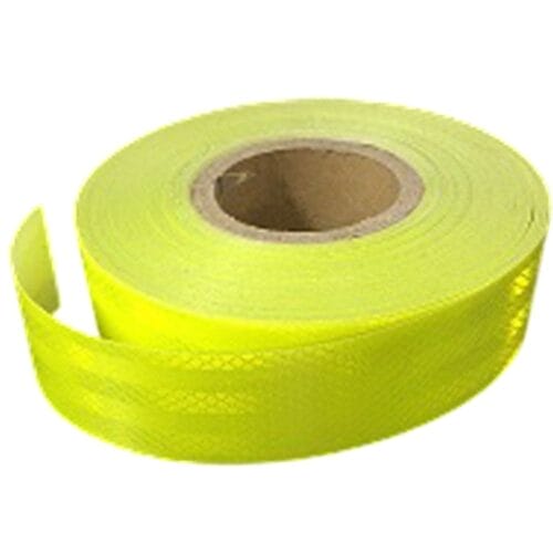 Reflective Tape Lime (Sold By The Metre) 50mm Wide
