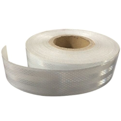 Reflective Tape White (Sold By The Metre) 50mm Wide