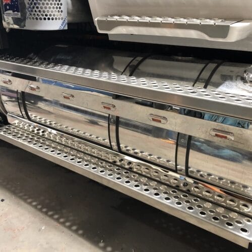 Stainless Steel Tank Skirt Round 2050mm 7Amber LED