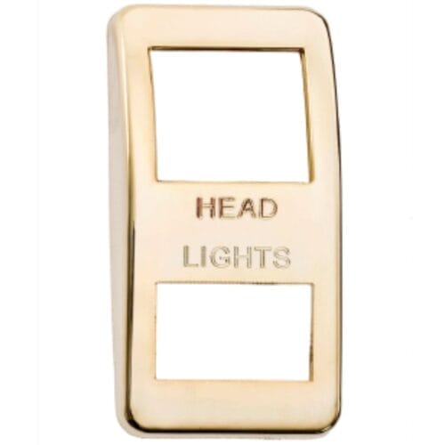 Switch Cover Gold Headlights