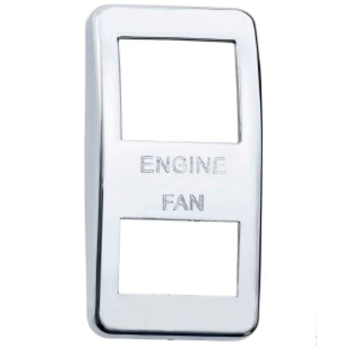 Switch Cover Chrome Engine Fan - Image 1