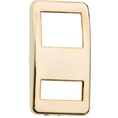 Switch Cover Gold Plain Small Hole Bottom