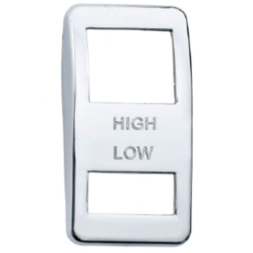 Switch Cover Chrome Wiper Hi/Low - Image 1