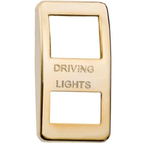 Switch Cover Gold Driving Lights - Image 1