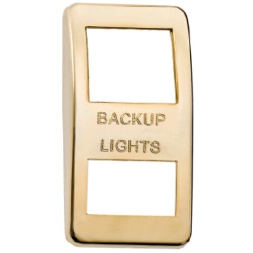 Switch Cover Gold Back Up Lights - Image 1