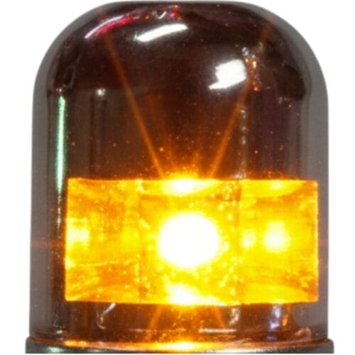 LED Light 12 Volt Bolt Amber - Image 1