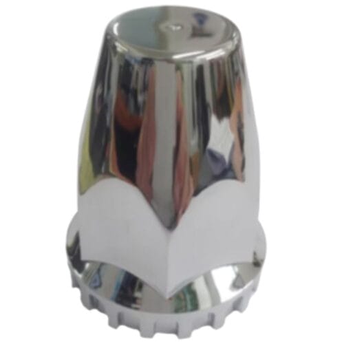 Nut Cover Push On 33mm Chrome Plastic