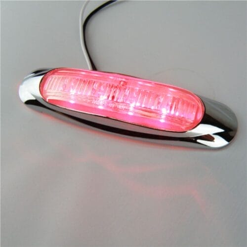 LED Light 4 Diode Clear/Red Multi Volt - Image 3