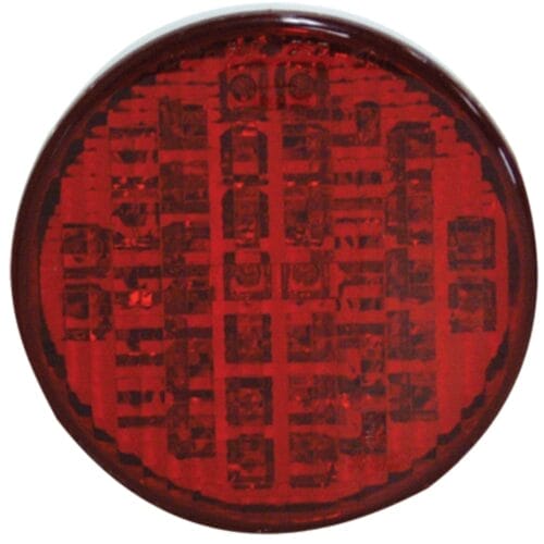 LED Multi Volt 4 Inch Round Red Stop Indicator - Image 1