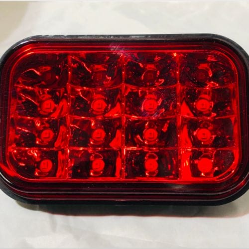 LED Multi Volt Rectangle Red Stop/Tail - Image 2