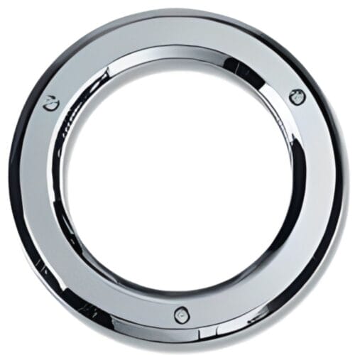 Light Cover No Visor 4 Inch Round Chrome
