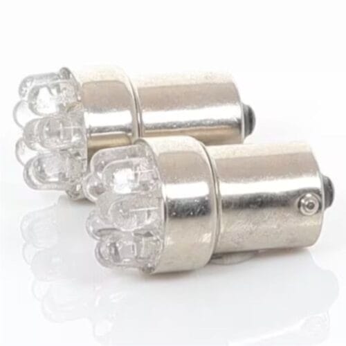 LED Globe 12 Volt 1156 Bayonet/Parker Amber pair - Image 1