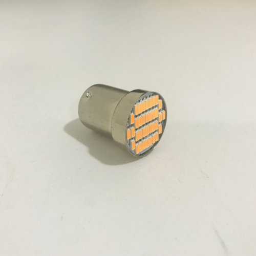 LED Globe 12 Volt 1156 Bayonet/Parker Amber pair - Image 2