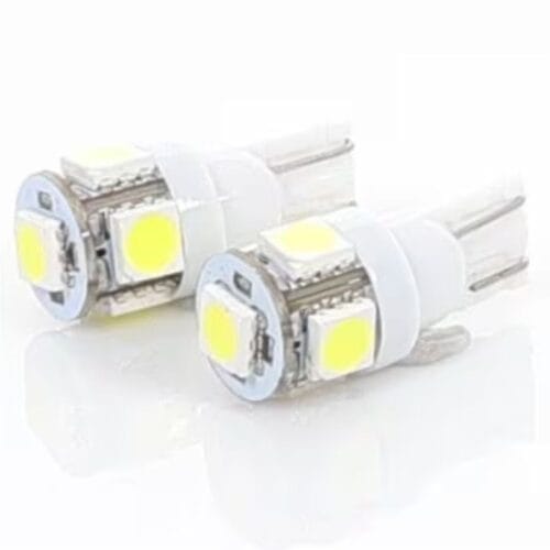 LED Globe 24 Volt Wedge Multi Directional Clear Pair