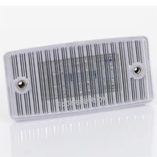 LED Light Multi-volt Flush Sun Visor Light Clear/Amber To Suit Freightliner/Mack - Image 1