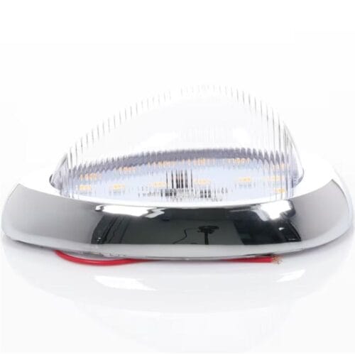 LED 12 Volt Light Indicator Clear/Amber To Suit Freightliner & Western Star - Image 1