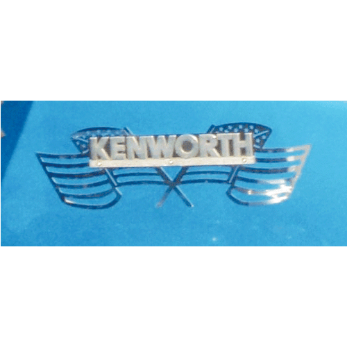 Stainless Steel Badge Backing Stars & Stripes To Suit Kenworth