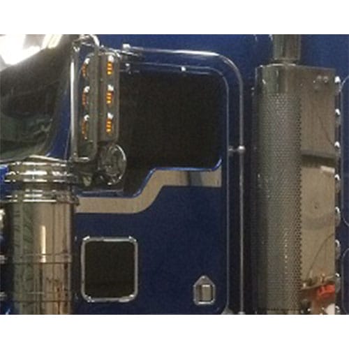 Stainless Steel Daylight Door Trim Plain To Suit Kenworth - Image 2