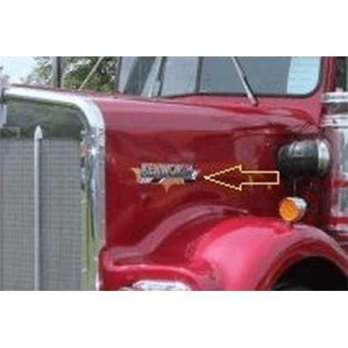 Stainless Steel Badge Trim Embellished To Suit Kenworth - Image 2