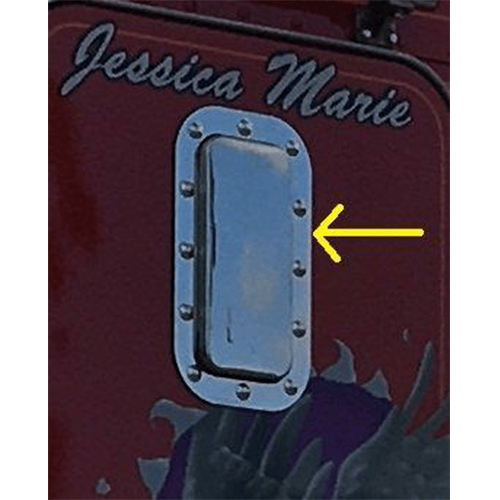 Stainless Steel Air Vent Surround Rivet To Suit Kenworth - Image 2