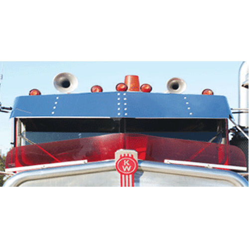 Stainless Steel Sun Visor 14 Inch To Suit Kenworth W Model And Original SAR - Image 1